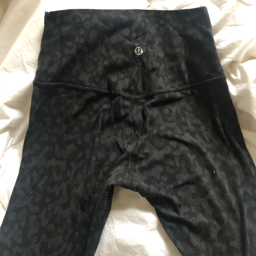 LULULEMON ALIGN CROP SPECKLED/animal print Legging